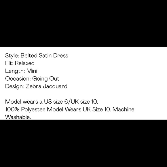 Nasty Gal Animal Jacquard Satin V Neck Mini Dress - Picture 6 of 6